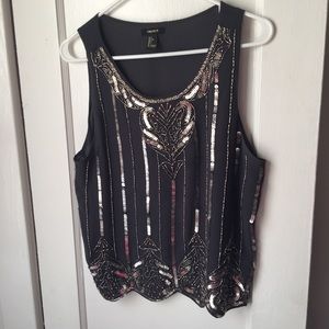 Forever 21 beaded shell